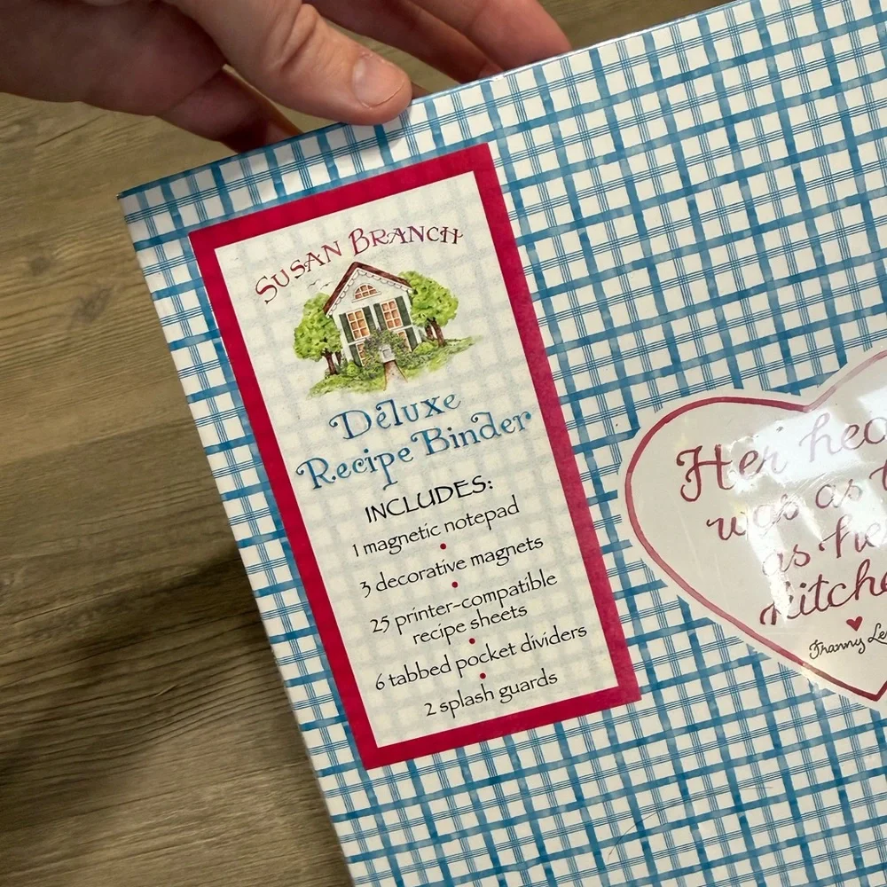 New Susan Branch Homemade Recipes Cookbook ‘From the Heart Of The Home’
